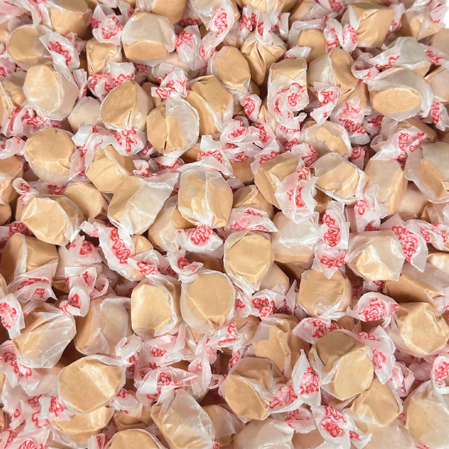 Premium Chocolate Saltwater Taffy Chewy Candy Rich Cocoa Flavor Bulk 1 Lb Bag 60+ Pieces Individually Wrapped, Nut & Gluten Free