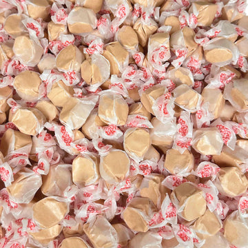Premium Chocolate Saltwater Taffy Chewy Candy Rich Cocoa Flavor Bulk 1 Lb Bag 60+ Pieces Individually Wrapped, Nut & Gluten Free
