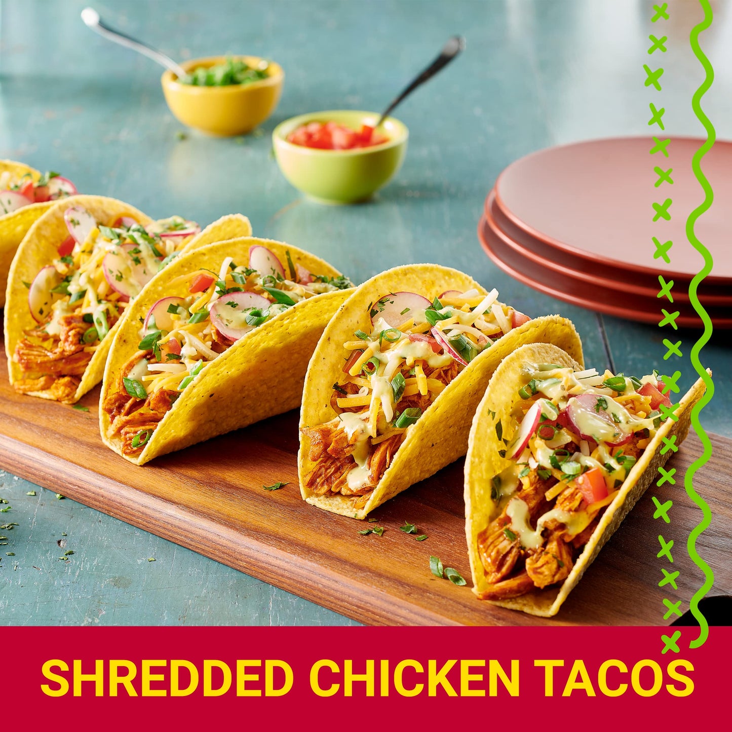 Old El Paso Stand N Stuff Taco Shells, Gluten Free, Meal Prep, 10 Ct, 4.7 oz