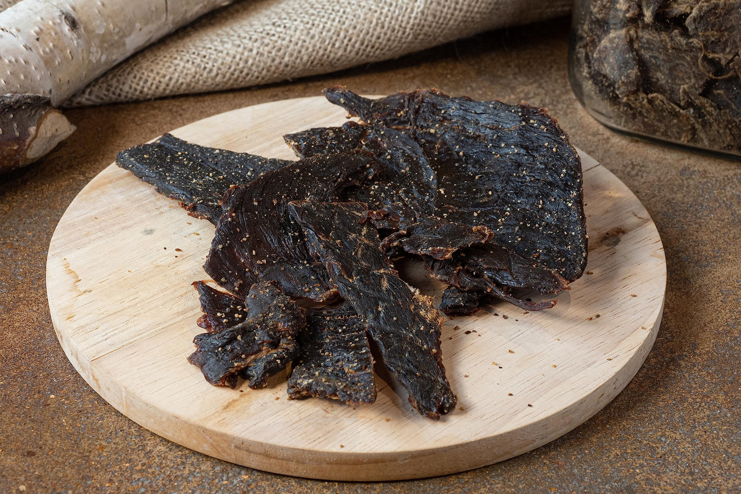 Jerky.Com Original Venison Jerky 3-Pack - Exotic Jerky High Protein, Gluten-Free, All-Natural Exotic Snack - Premium Wild Game M