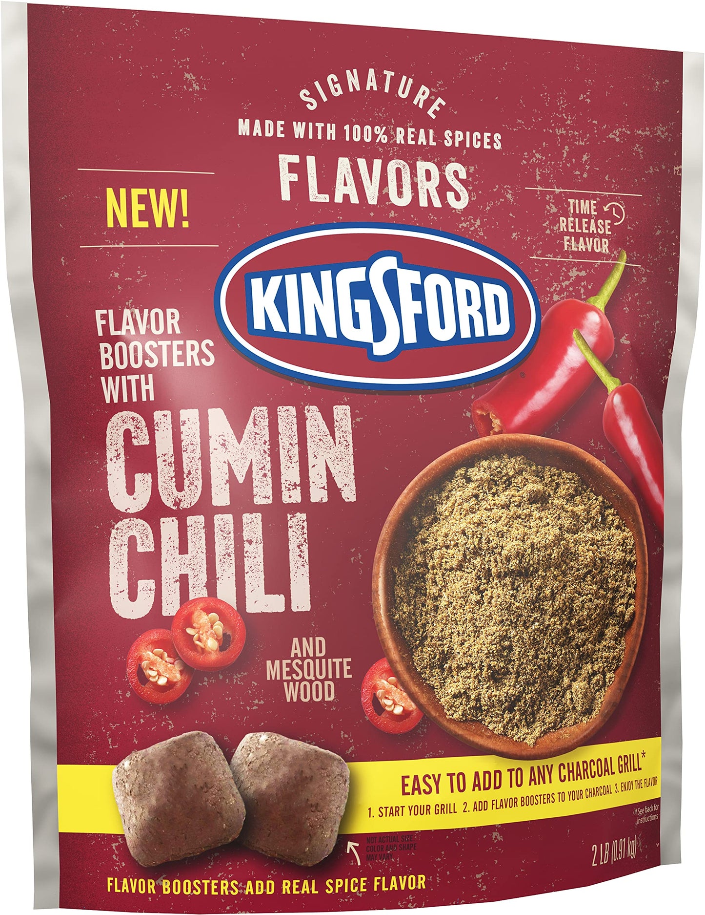 Kingsford Flavor Boosters With Cumin And Chili, 2 Pounds (Packaging May Vary)