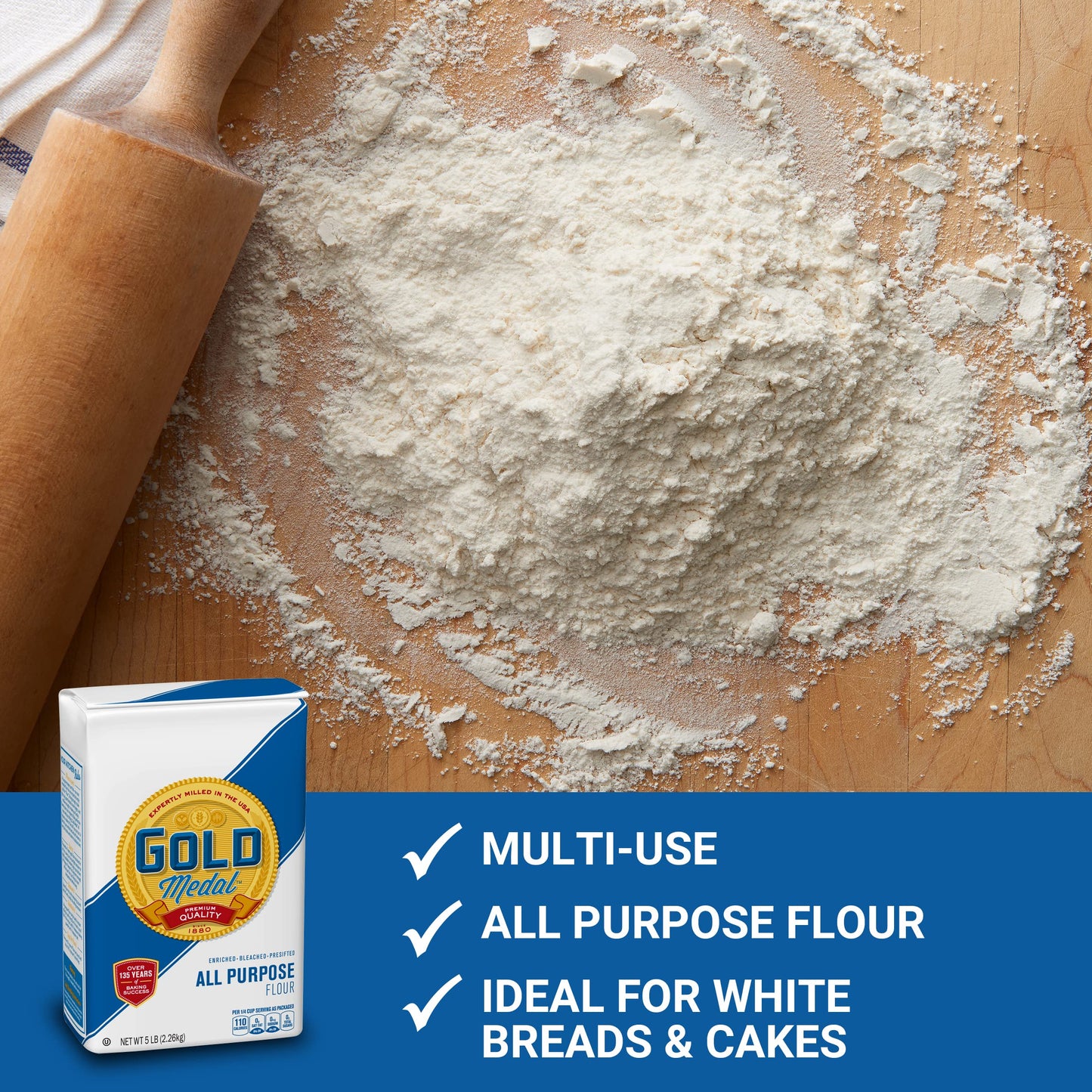 Gold Medal All Purpose Flour  Baking Flour  5 lb Bag