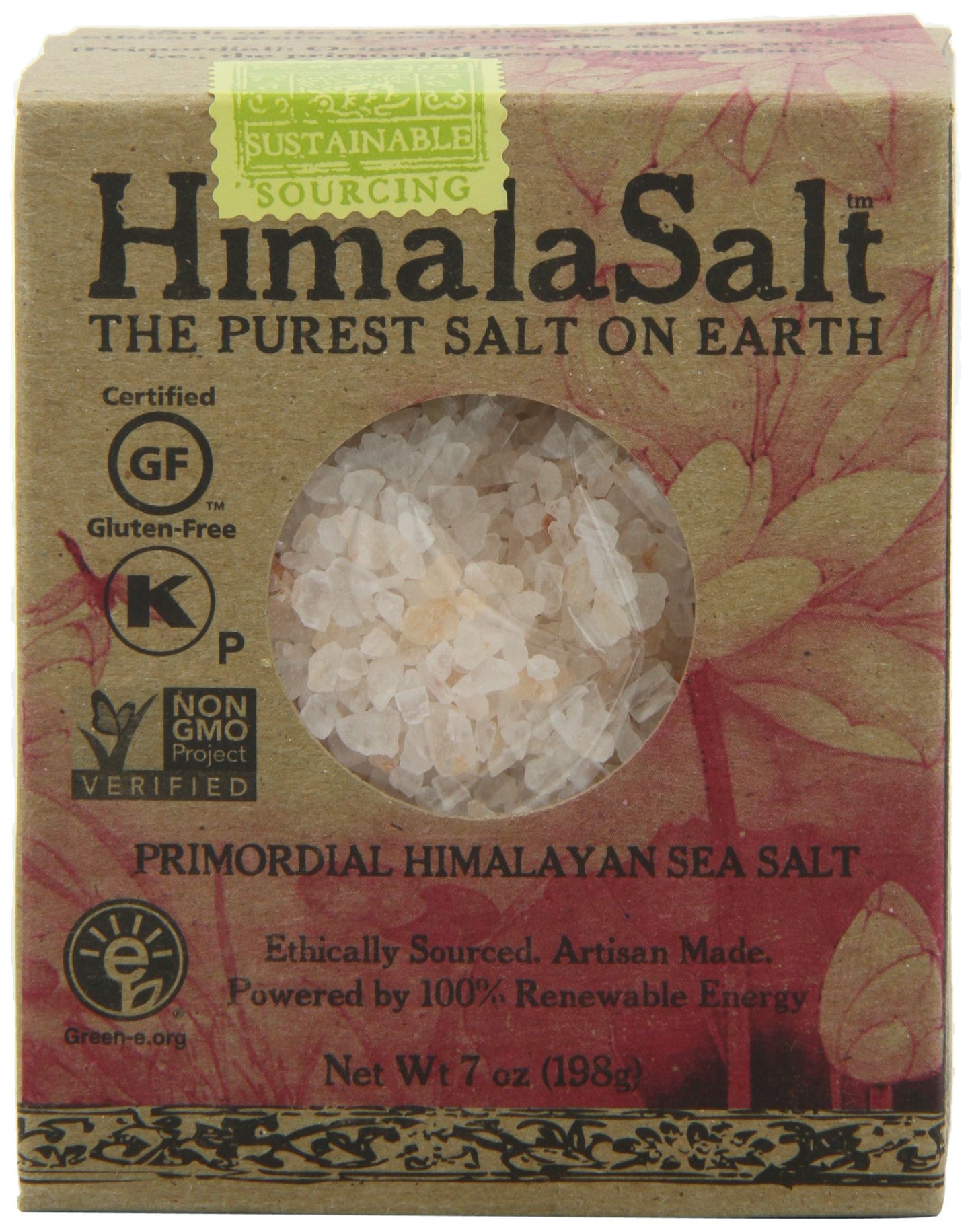 HimalaSalt Primordial Himalayan Sea Salt, Salt Grinder Refill, 7-Ounce (Pack of 3)