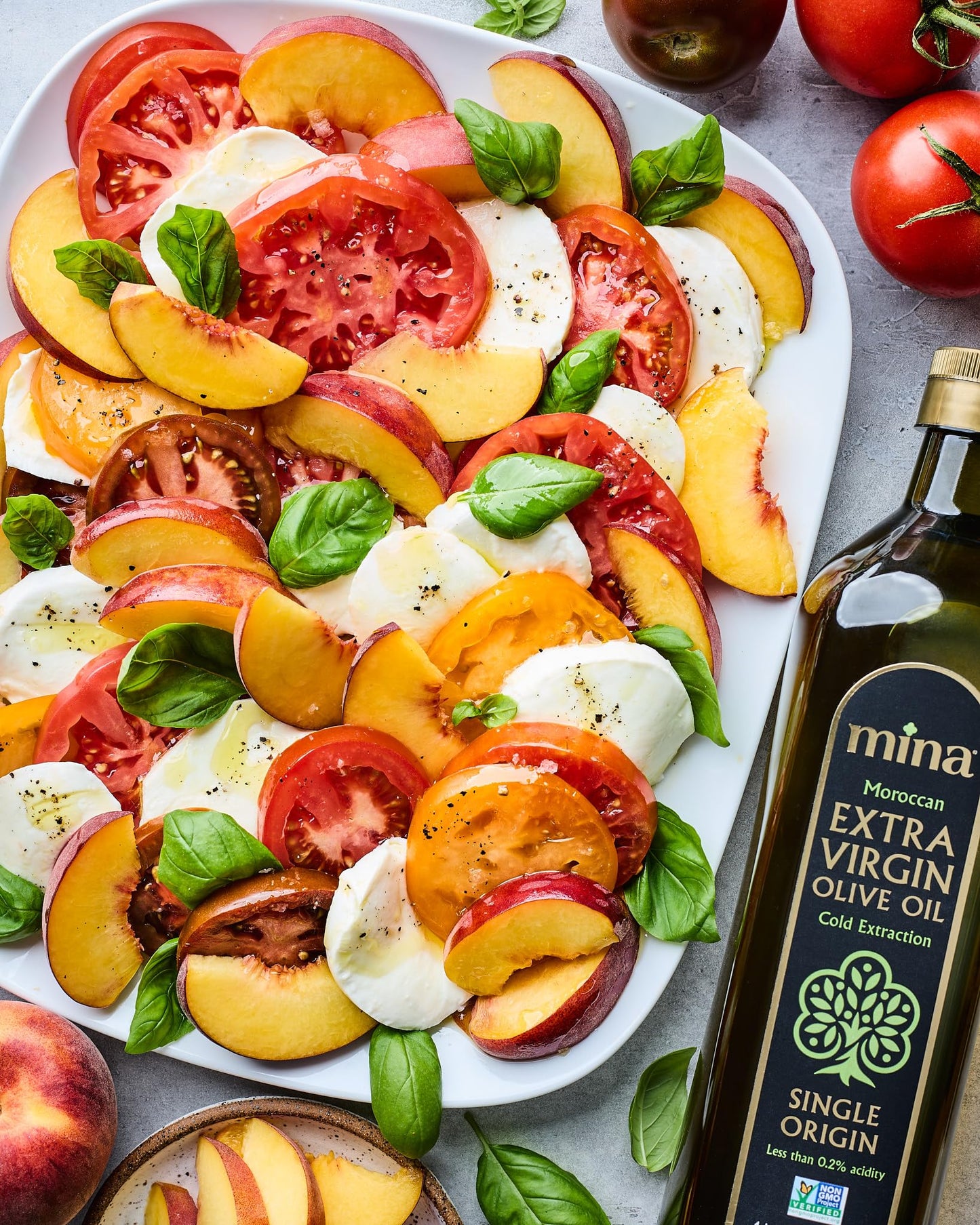 Mina Olive Oil Extra Virgin 33.8 Fl Oz, New Harvest, Polyphenol Rich Olive Oil for Cooking, Moroccan Extra Virgin Olive Oil, Sin