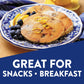Krusteaz Complete Pancake Mix, Blueberry Pancake Mix, 25.2-Ounce Box (Pack Of 12)