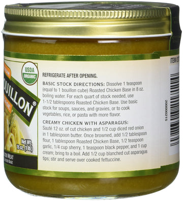 Better Than Bouillon Organic Roasted Chicken Base, Reduced Sodium, 16 Fl Oz