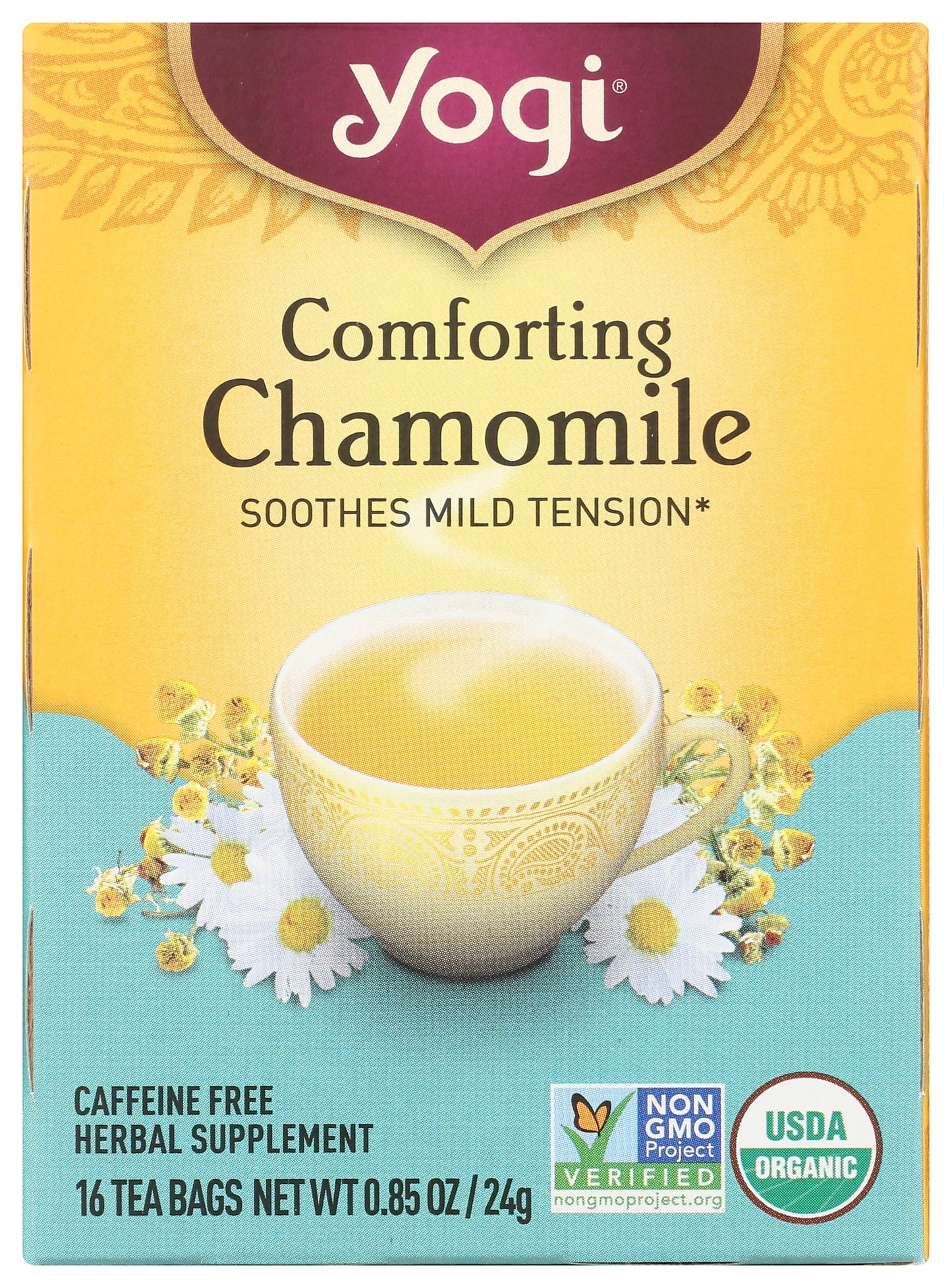 Yogi Tea  Chamomile  16 Count  Packaging May Vary