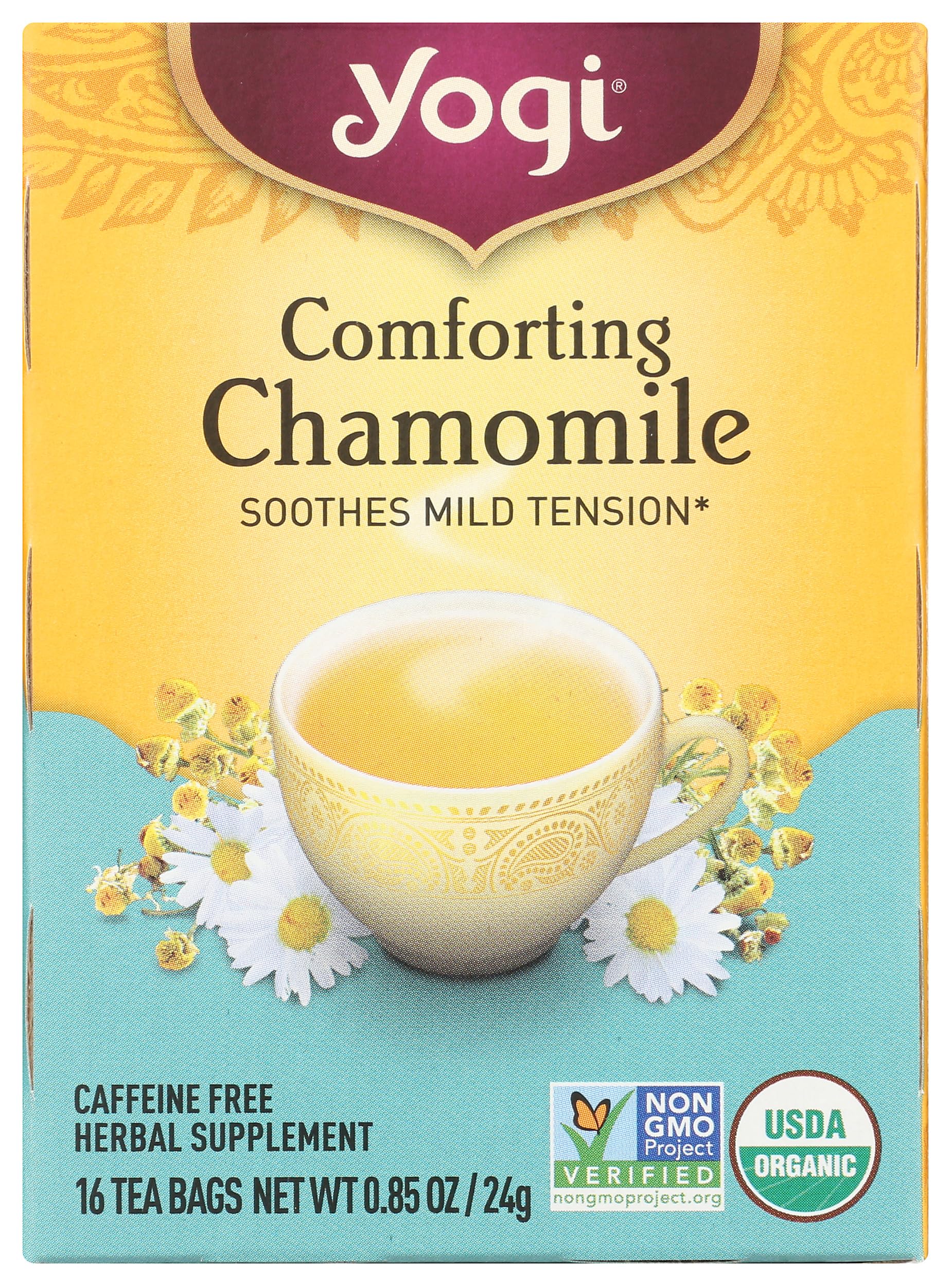 Yogi Tea  Chamomile  16 Count  Packaging May Vary