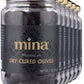 Mina Dry Cured Black Olives, Moroccan Olive Oil, 7 oz (Pack of 6), Non-GMO, Gluten-Free, Low Carb, Vegan Snacks