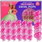 Disney Princess Lollipops Swirl 20pk- Disney Princess Candy For Princess Party Favors - Cupcake Toppers & Snacks - Birthday Part