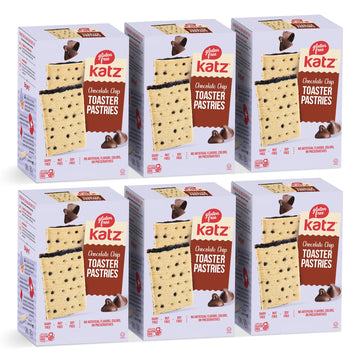 Katz Gluten Free Toaster Pastries. Chocolate Chip. Easy Breakfast Food Or Anytime Snacks For Adults & Kids. Sesame Free, Dairy Free, Nut Free, Peanut Free, Soy Free. Kosher Snacks 8 Oz (Pack Of 6)