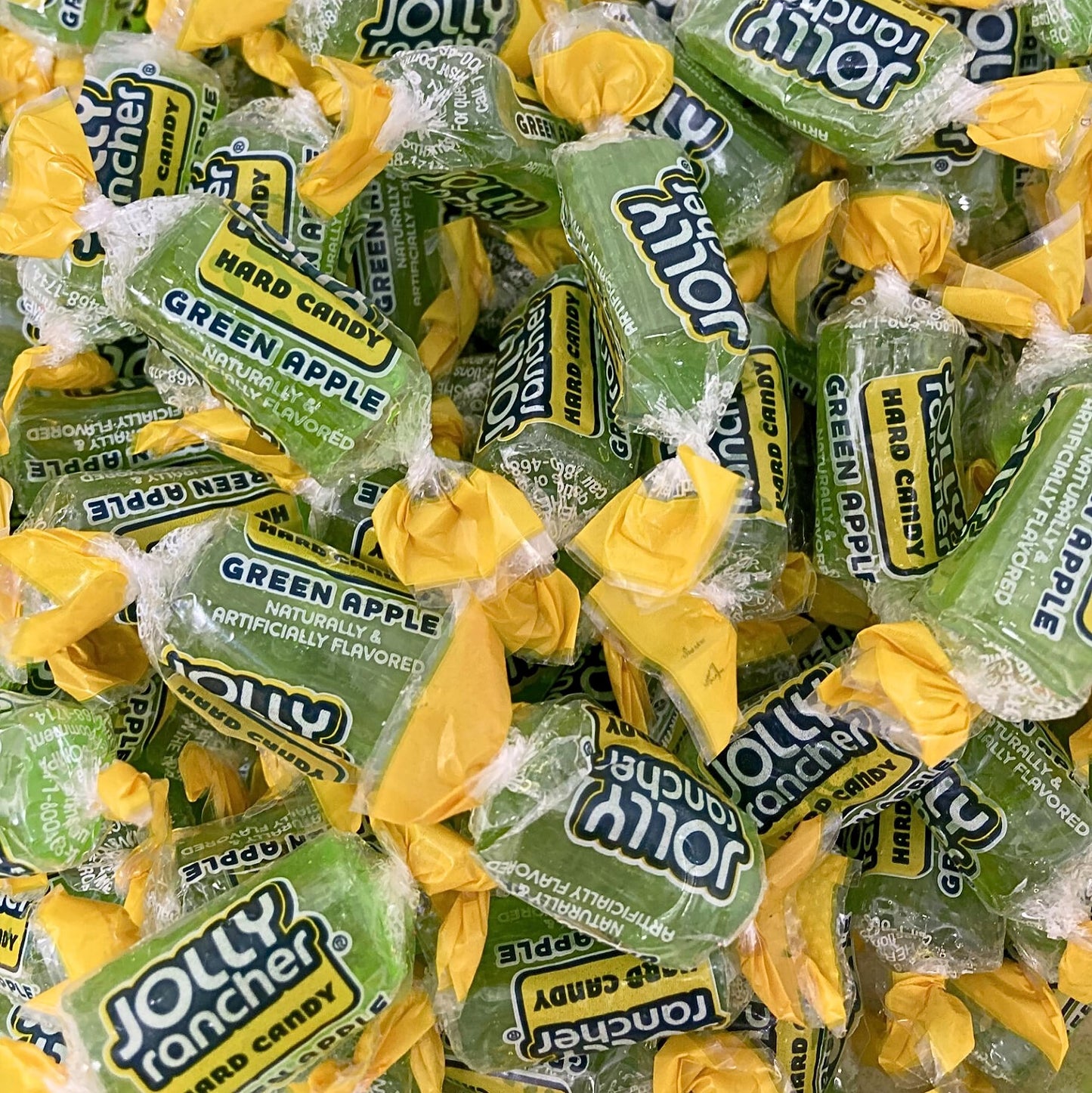 Jolly Ranchers Hard Candy 3lbs- All Green Apple Individually Wrapped Delicious Fresh Candy  48oz (Packaging Might Vary)