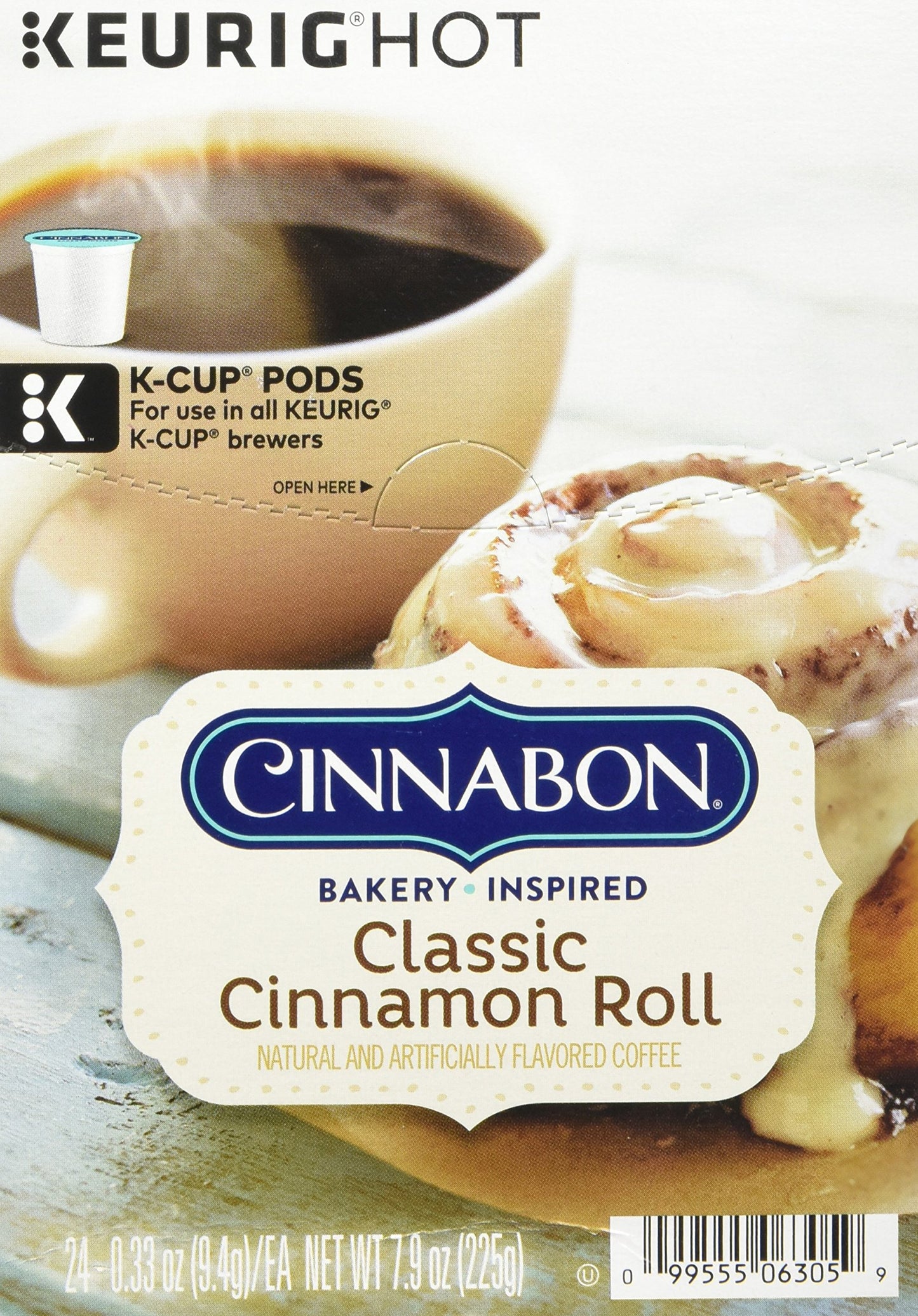 Cinnabon Classic Cinnamon Roll K-Cup Coffee,48 K-Cups