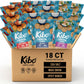 KIBO FOODS Lentil Chips Variety Pack - Gluten-Free, Vegan, Non-GMO, 28g, 18 Pack