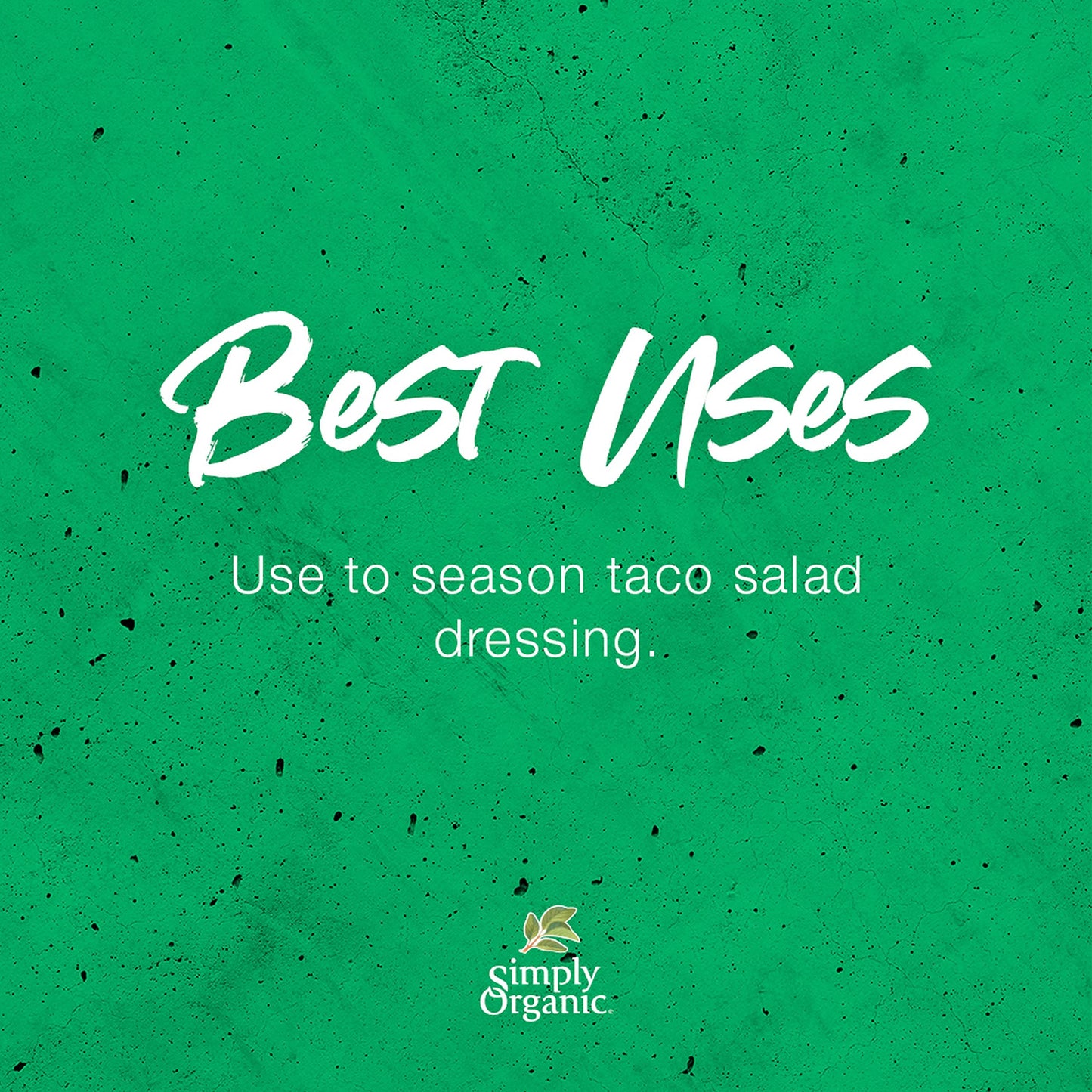 Simply Organic Spicy Taco Seasoning Mix, Vegan Friendly, Kosher, USDA Certified Organic, Gluten Free & Non-GMO, 1.13 Ounce (Pack