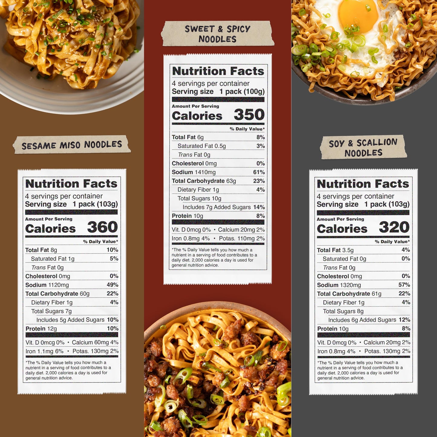 Momofuku Ramen Noodle Variety Pack by David Chang, 12 Meals Air-Dried Instant Noodles with Sauce