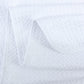 Polyte Microfiber Oversize Quick Dry Lint Free Bath Towel, 60 X 30 In, Set Of 2 (White, Waffle Weave)