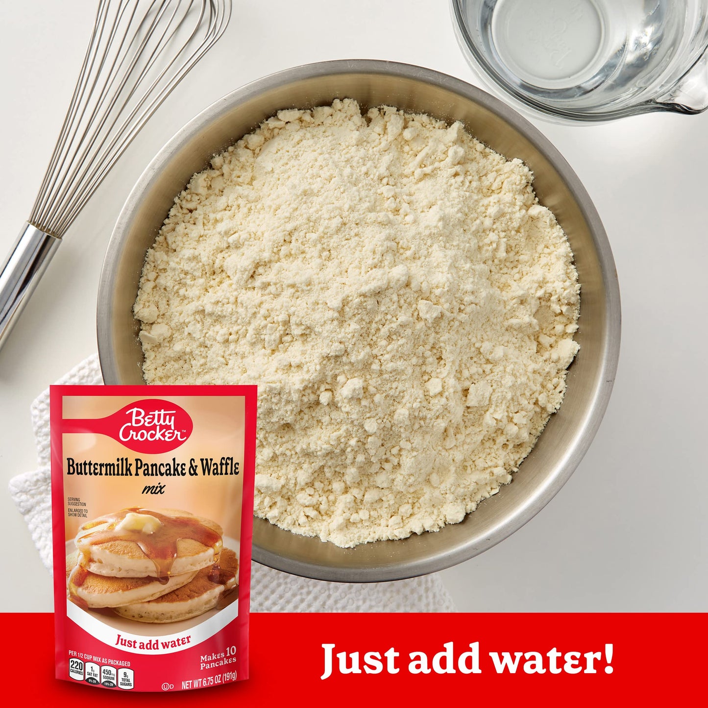 Betty Crocker Buttermilk Pancake And Waffle Mix, 6.75 Oz. (Pack Of 9)