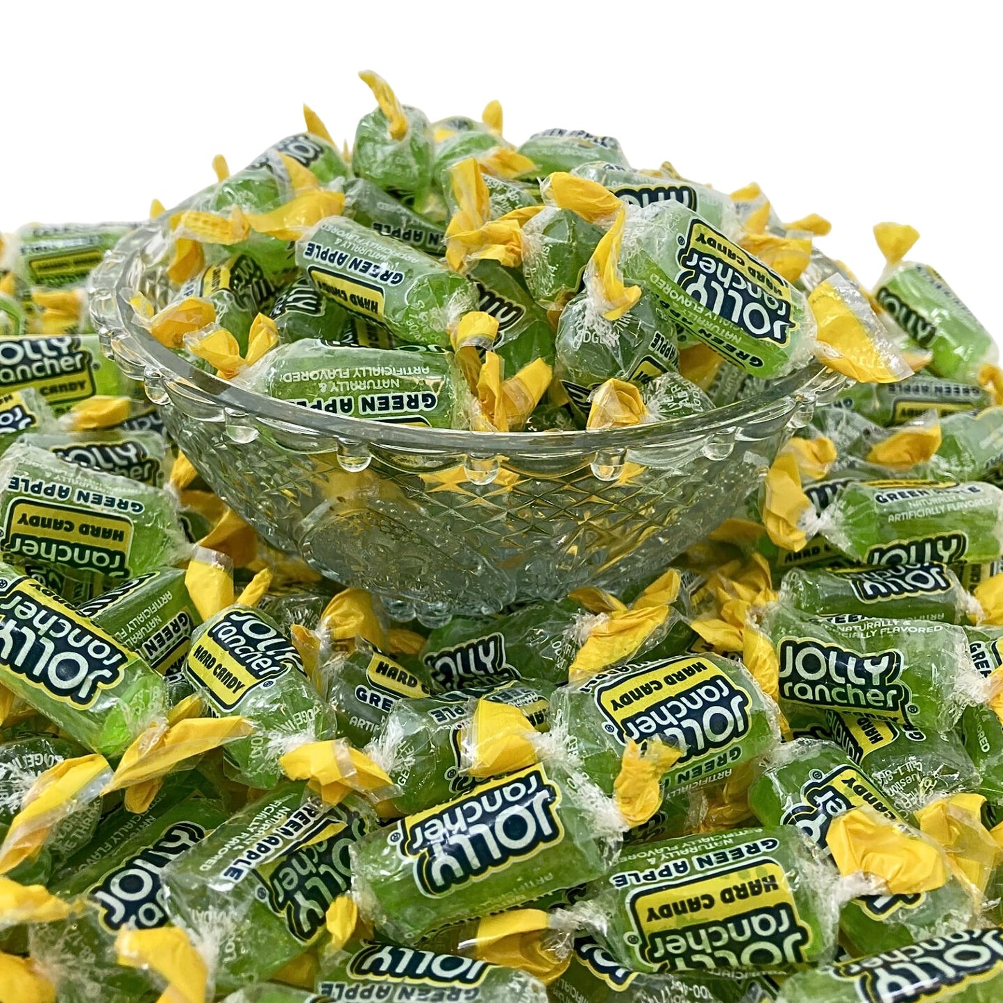 Jolly Ranchers Hard Candy 3lbs- All Green Apple Individually Wrapped Delicious Fresh Candy  48oz (Packaging Might Vary)