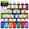 30 Color Food Coloring Liqua-Gel Ultimate Decorating Kit Primary, Secondary and Neon Colors - U.S. Art Supply Food Grade, 0.75 f