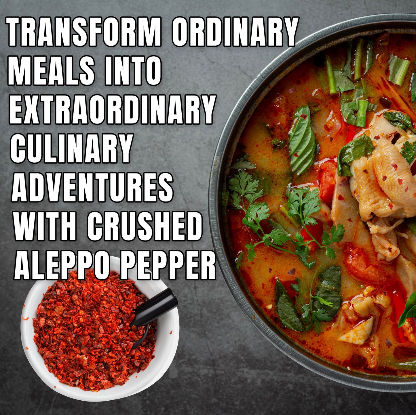 Aleppo Pepper & Turkish Oregano Bundle - Pul Biber Chili Flakes And Dried Herb Leaves - Authentic Turkish Spices For Cooking, Gr