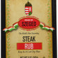 Pride Of Szeged Steak Rub Seasoning Spice Mix, Shaker And Pour Top For Steaks Burgers And Beef, 5Oz. Tin, 1-Count