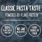 BARILLA Protein+ (Plus) Farfalle Pasta, 14.5 Ounce (Pack of 12) - plant based pasta - Made from Lentils, Chickpeas & Peas - Non-