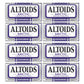 The Hampton Candy Company Altoids Peppermint Mints, 1.2 Ounce Each, 8 Pack, Total 9.6 Ounce