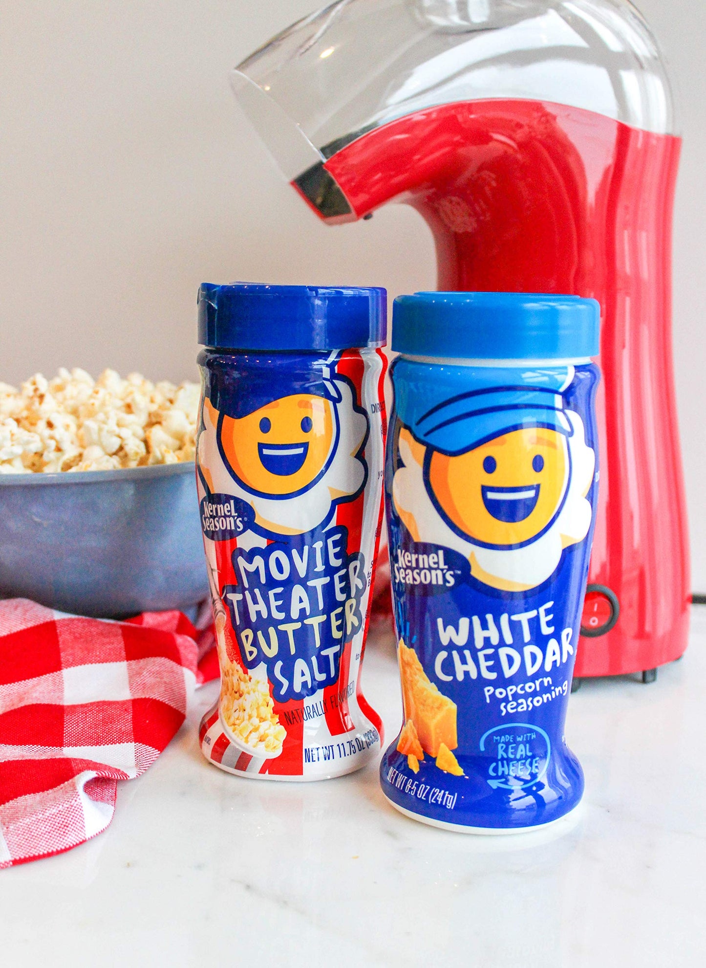 Kernel Season'S Popcorn Seasoning Movie Theater Butter Salt & White Cheddar, 8.5 Ounce (Pack Of 2)