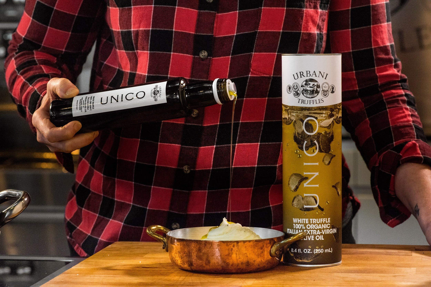 Urbani Truffles White Truffle Oil, Extra Virgin Olive Oil, 8.4 Fl Oz, All-Natural Vegan