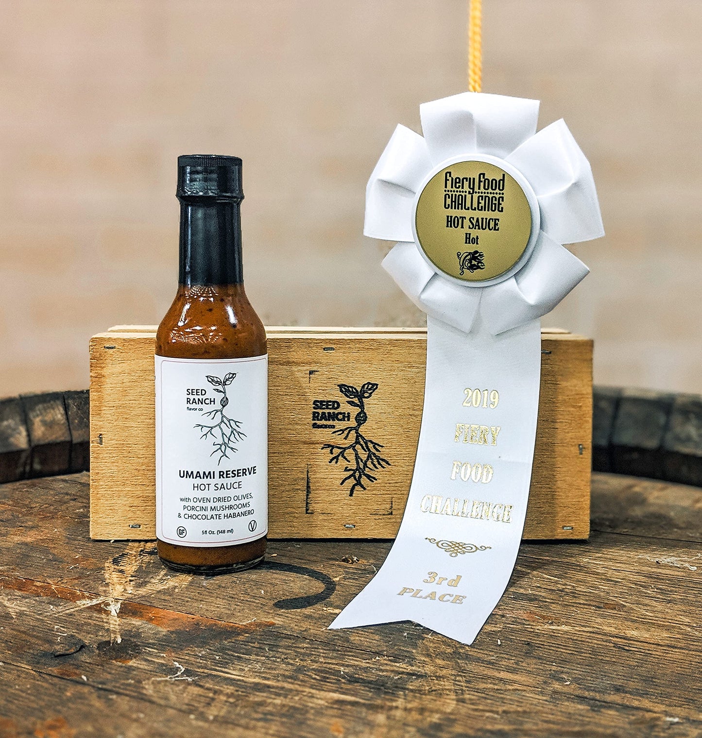 Seed Ranch Umami Reserve Hot Sauce, 3 Pack - Spicy Heat, Vegan, Non-GMO, Gluten-Free, 5 Fl Oz