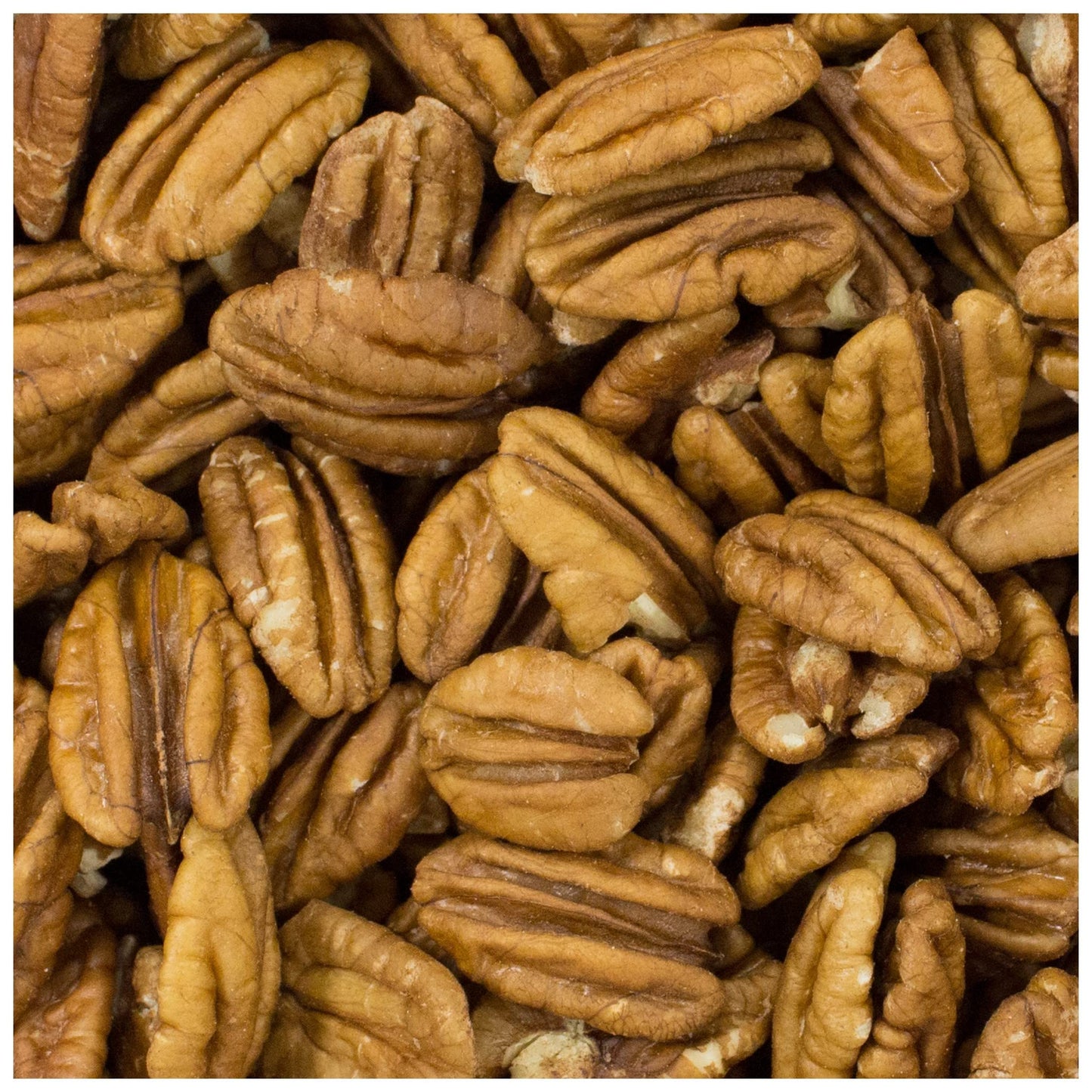 Pecans Roasted Salted, 20 Lbs. Bulk Case, Kosher