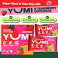 Yumi Organic Breakfast Superbar, Gluten-Free, No Added Sugar, 7+ Vegetables, Soft-Baked Crust, Healthy Snack Bars For Kids, School Safe, Healthy Alternative To Granola Bars Or Cereal Bars, Strawberry (30Ct)