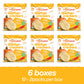 Happy Baby Organics Baby Snacks, Gentle Teething Crackers, Gluten Free & Vegan, Mango & Pumpkin, 12 Count (Pack Of 6)