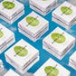 SIMPLY Gum Peppermint, Plastic-Free Natural Chewing Gum, 6 Pack (90 Pieces) | Vegan, Kosher, Non GMO, Aspartame Free and Sorbito