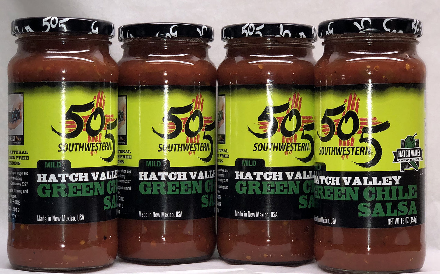 Southwestern Hatch Valley Mild Green Chile Salsa  - Case of 6 - 16 OZ (6x16 OZ)
