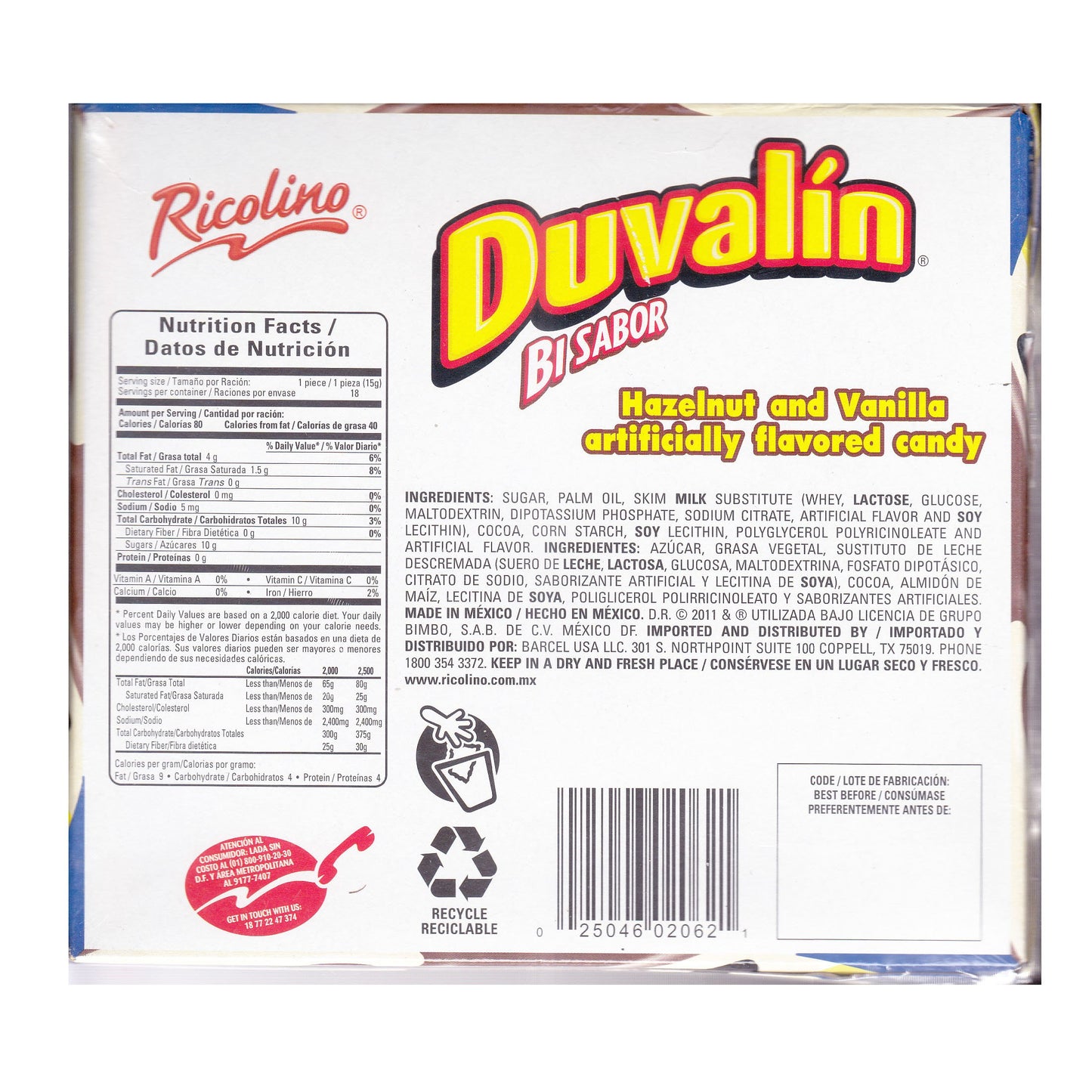 Duvalin Candies (18 Pieces In All 3 Boxes)