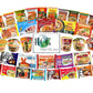 Ramen Noodles From Around The World Snack Box Variety Pack Of 10 Instant Noodles - Japanese, Filipino, Thai, Vietnamese With Aro