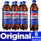 Pepsi Cola Soda Pop, 16.9 Fl Oz Bottles, 6 Pack