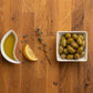 Pack Of 4 Green Olives In Vacuum Bag , Marinated Olives In Savory Lemon Juice, Freshly Sealed Olives With Extra Virgin Oil 4X200G