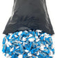 Halloween Bulk Blue Raspberry Flavor Tootsie Roll Frooties Chewy American Taffies Candy Individually Wrapped In Resealable Assor