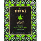 Mina Organic Moroccan Nana Mint Green Tea Bags, 15 Biodegradable Sachets, 6 Pack (90 Count) - Low Caffeine Refreshing Green Tea