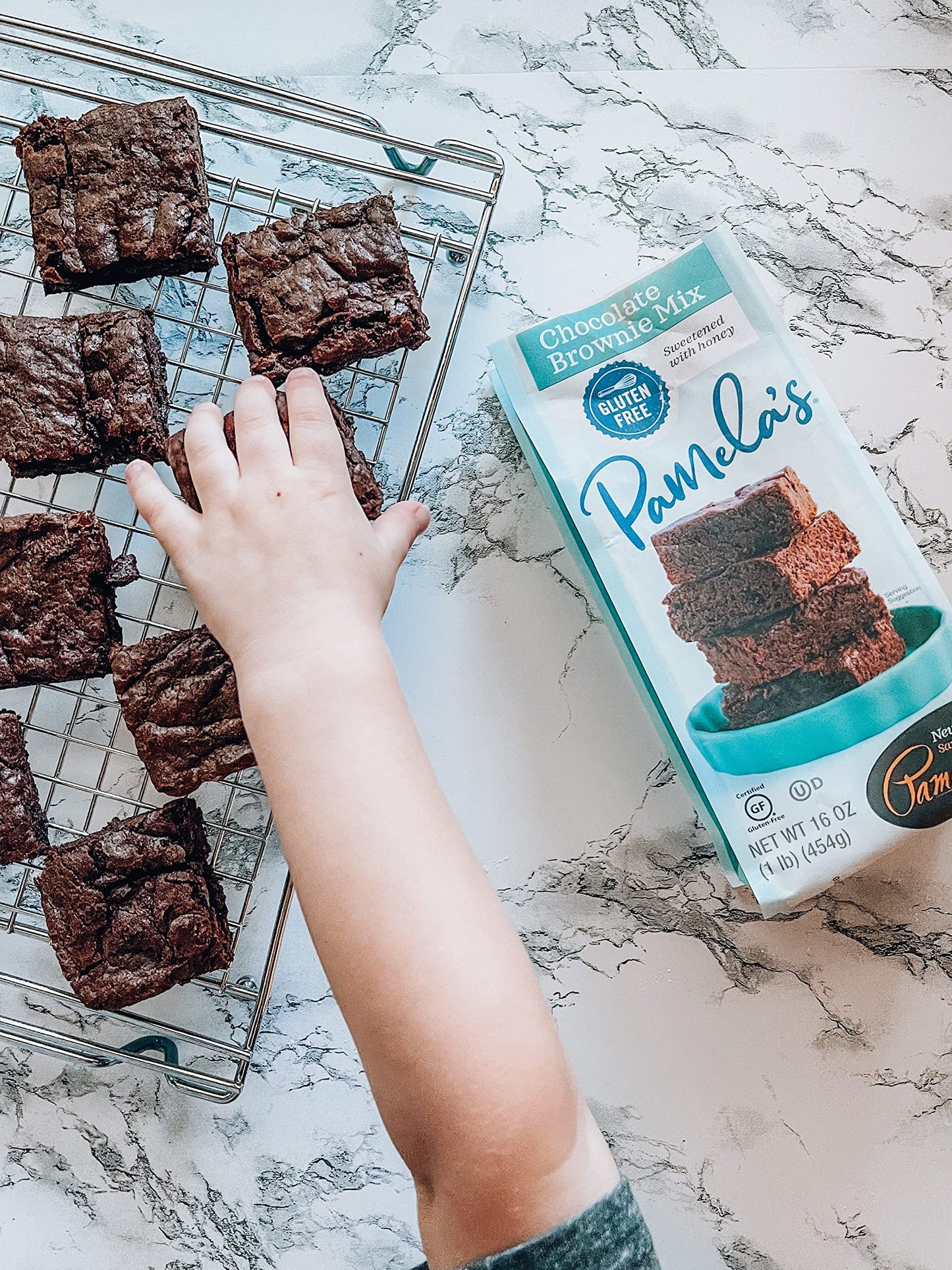 Pamelas Baking Mixes, Chocolate Brownie Mix, Gluten-Free, 16 oz. (Pack of 3)