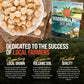 Hawaiian Macadamia Nut Company Dry Roasted Macadamia Nuts with Sea Salt 24 Oz  Source of Fiber  Gluten-Free and Certified Non-GMO  enhanced Quality  Crunchy and Delicious