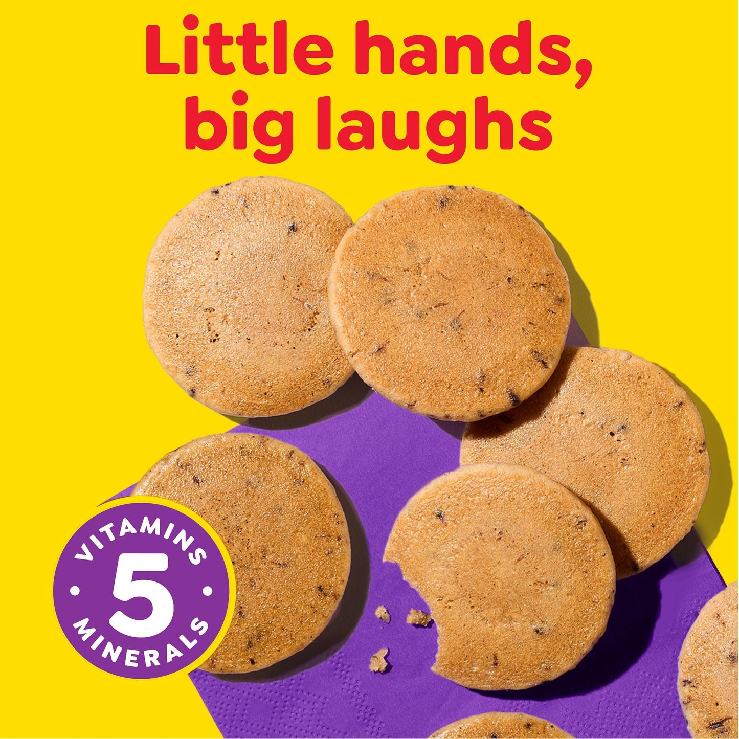 Eggo Minis Frozen Pancake Bites, Frozen Breakfast, Breakfast Food, Chocolatey Chip, 8.4oz Box (5 Pouches)