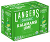 Langers Organic Flavored Sparkling Water, Kalamansi, 12 Ounce (Pack of 8)