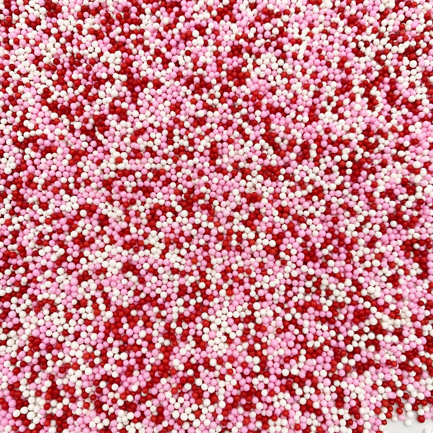 Valentine'S Day Red Pink Pearl Sprinkles Mixed Cupcake Cake Decoration Cake Cookie Icecream Donut 3Oz