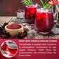 FRESHDRINKUS Natural Hibiscus Flower Powder, 100% Vegan, 40oz - No Additives, Gluten, or Sugar