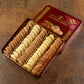 Zalatimo Sweets Since 1860 Shortbread Cookies Variety Pack, 100% All Natural Slightly Sweet, Square Metal Gift Tin, No Corn Starch, No Syrups! Assorted Baklava, Mamoul, Sesame & Butter (Pack Of 3)