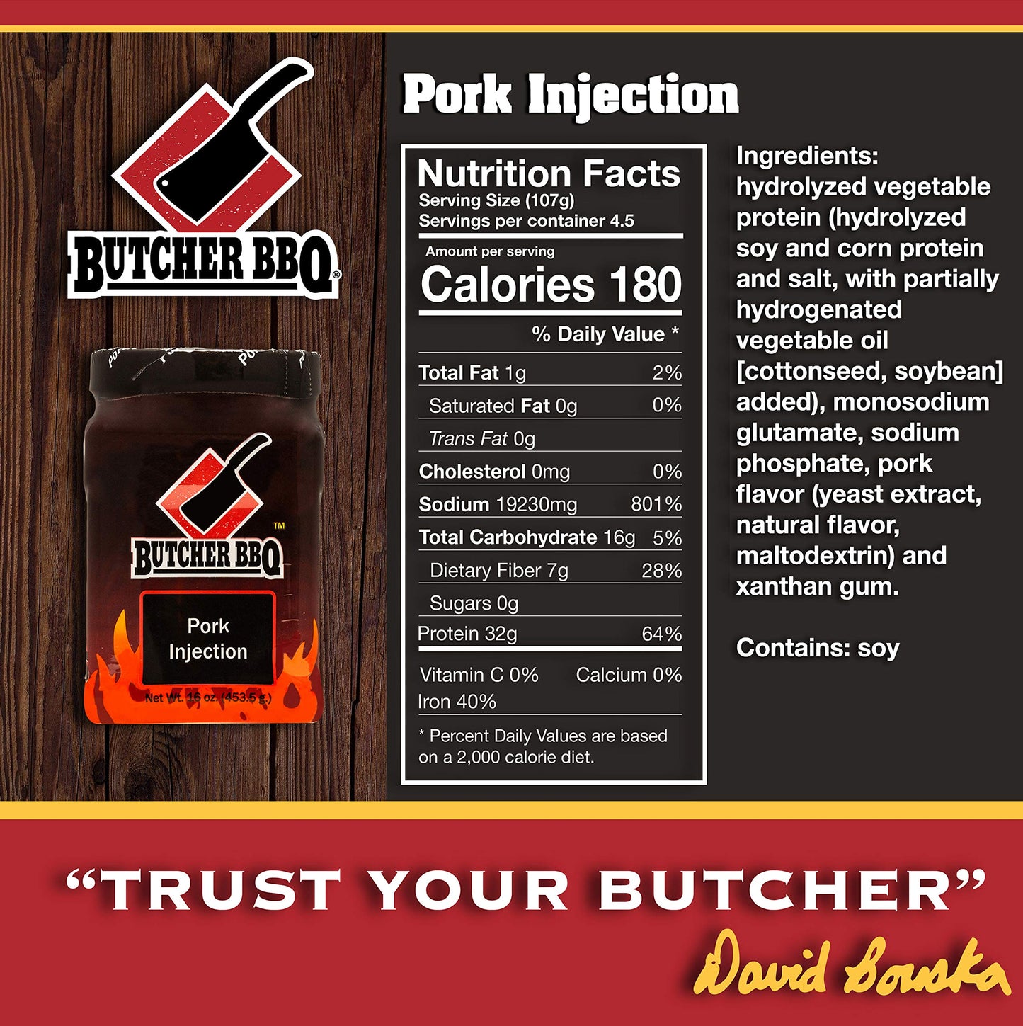 Butcher BBQ 16oz Pork Injection